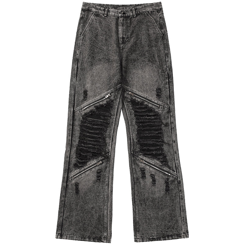 Custom Wholesale 100% Cotton High Quality Stylish Vintage Hip Hop Skinny Fit Patches Flare Stacked Denim Jeans,Shuliqi Apparel - Men's Clothing Wholesale Manufacturer,Custom Wholesale 100% Cotton High Quality Stylish Vintage Hip Hop Skinny Fit Patches Flare Stacked Denim Jeans