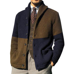 custom oversized plain blank Men's knitted sweater cardigan plain blank long sleeve winter casual cardigan,Shuliqi Apparel - Men's Clothing Wholesale Manufacturer,custom oversized plain blank Men's knitted sweater cardigan plain blank long sleeve winter casual cardigan