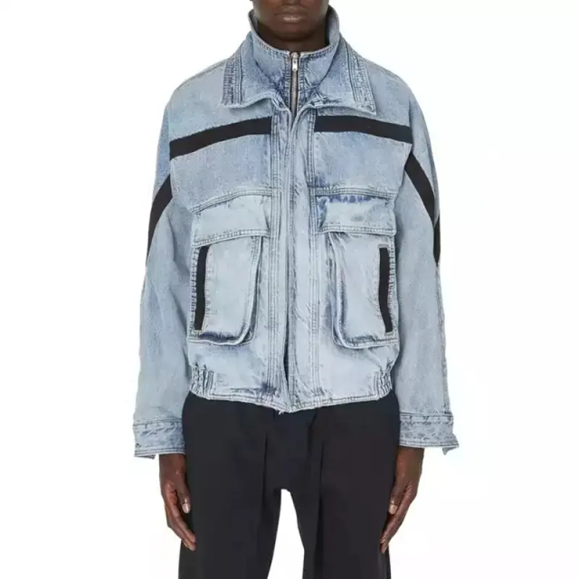 Hot Sale New Fashion Men Street Wear Washed Full Length Sleeve Blue Washed Men Custom Logo Denim Jacket,Shuliqi Apparel - Men's Clothing Wholesale Manufacturer,Hot Sale New Fashion Men Street Wear Washed Full Length Sleeve Blue Washed Men Custom Logo Denim Jacket