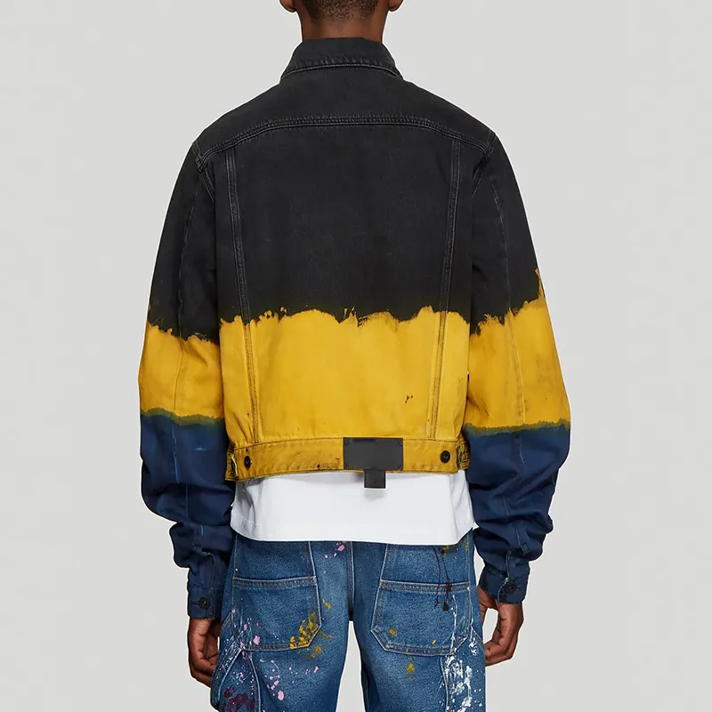OEM Service Tie Dyed Men Custom Logo Washed Fashion Denim Fall Jacket Buttons Front Long Sleeve Cotton Street Outwear,Shuliqi Apparel - Men's Clothing Wholesale Manufacturer,OEM Service Tie Dyed Men Custom Logo Washed Fashion Denim Fall Jacket Buttons Front Long Sleeve Cotton Street Outwear