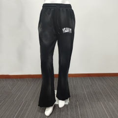 Streetwear Mens French Terry Flare Slim Sweatpants Slim Fit Heavyweight Stacked Flare Sweat Pants Men,Shuliqi Apparel - Men's Clothing Wholesale Manufacturer,Streetwear Mens French Terry Flare Slim Sweatpants Slim Fit Heavyweight Stacked Flare Sweat Pants Men