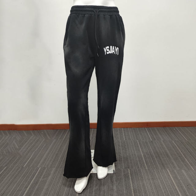 Streetwear Mens French Terry Flare Slim Sweatpants Slim Fit Heavyweight Stacked Flare Sweat Pants Men,Shuliqi Apparel - Men's Clothing Wholesale Manufacturer,Streetwear Mens French Terry Flare Slim Sweatpants Slim Fit Heavyweight Stacked Flare Sweat Pants Men
