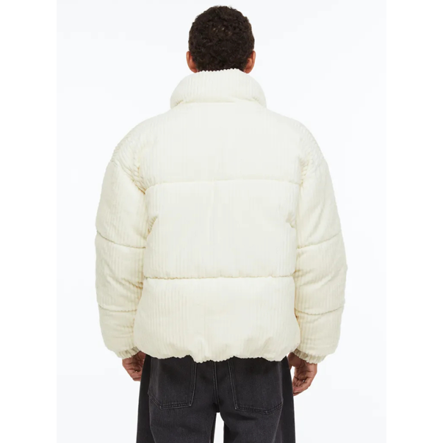 Winter Custom Logo Wholesale Windproof Stand Collar Zip Up Men Plain Casual Corduroy Puffer Jacket,Shuliqi Apparel - Men's Clothing Wholesale Manufacturer,Winter Custom Logo Wholesale Windproof Stand Collar Zip Up Men Plain Casual Corduroy Puffer Jacket