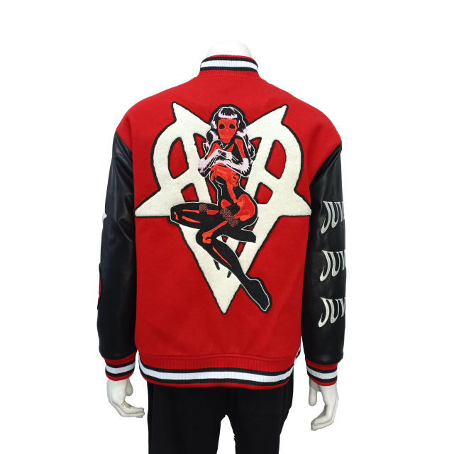 Oem Manufacturer High Quality Men Chenille Embroidery Leather Sleeves Custom Baseball Bomber Letterman Varsities Jacket,Shuliqi Apparel - Men's Clothing Wholesale Manufacturer,Oem Manufacturer High Quality Men Chenille Embroidery Leather Sleeves Custom Baseball Bomber Letterman Varsities Jacket