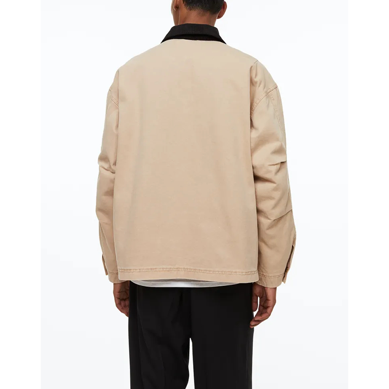 OEM Custom Logo 100% Canvas Cotton Multi Pockets Zip Up Corduroy Collar Men Casual Work Jacket,Shuliqi Apparel - Men's Clothing Wholesale Manufacturer,OEM Custom Logo 100% Canvas Cotton Multi Pockets Zip Up Corduroy Collar Men Casual Work Jacket