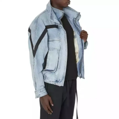 Hot Sale New Fashion Men Street Wear Washed Full Length Sleeve Blue Washed Men Custom Logo Denim Jacket,Shuliqi Apparel - Men's Clothing Wholesale Manufacturer,Hot Sale New Fashion Men Street Wear Washed Full Length Sleeve Blue Washed Men Custom Logo Denim Jacket