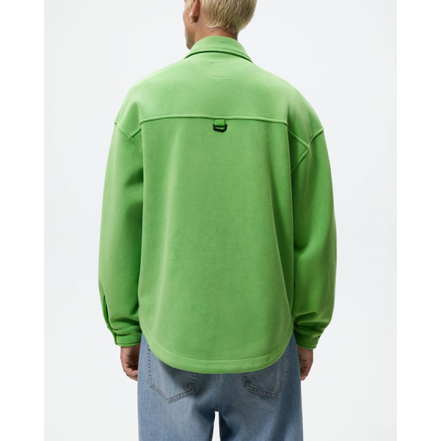 OEM custom logo high quality flap pockets button up regular fit contrast fleece overshirt men designer jacket,Shuliqi Apparel - Men's Clothing Wholesale Manufacturer,OEM custom logo high quality flap pockets button up regular fit contrast fleece overshirt men designer jacket