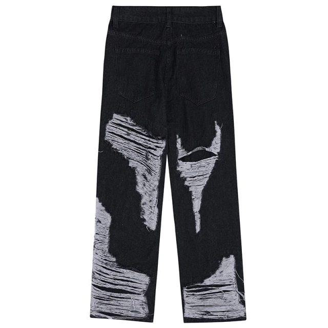 Custom Hip Hop Ripped Homme Fashion Straight Loose Flare Stacked Denim Jeans Patch Cargo Work Luxury Jeans Men,Shuliqi Apparel - Men's Clothing Wholesale Manufacturer,Custom Hip Hop Ripped Homme Fashion Straight Loose Flare Stacked Denim Jeans Patch Cargo Work Luxury Jeans Men