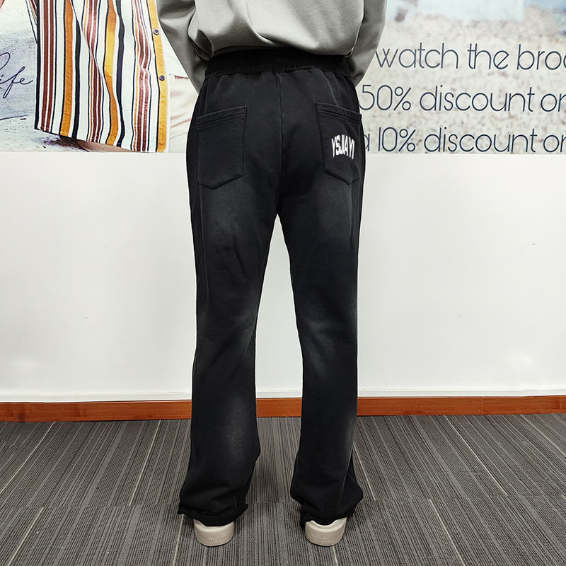 Streetwear Mens French Terry Flare Slim Sweatpants Slim Fit Heavyweight Stacked Flare Sweat Pants Men,Shuliqi Apparel - Men's Clothing Wholesale Manufacturer,Streetwear Mens French Terry Flare Slim Sweatpants Slim Fit Heavyweight Stacked Flare Sweat Pants Men