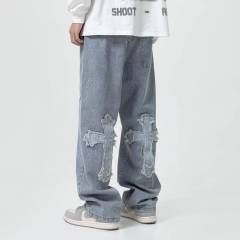 Hot Sale Custom Jeans Fashion Streetwear Hip Hop Low Rise Baggy Jeans Trousers Cross Mens Denim Pants,Shuliqi Apparel - Men's Clothing Wholesale Manufacturer,Hot Sale Custom Jeans Fashion Streetwear Hip Hop Low Rise Baggy Jeans Trousers Cross Mens Denim Pants