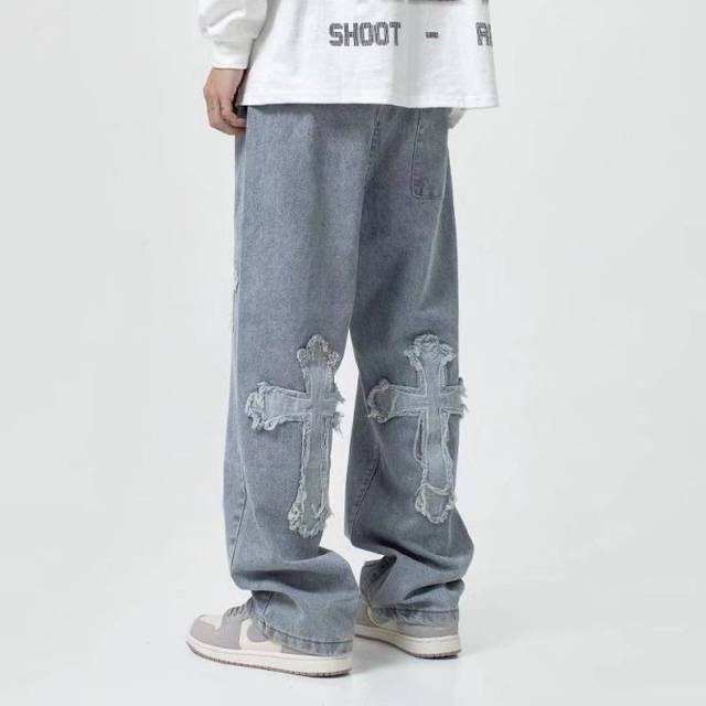 Hot Sale Custom Jeans Fashion Streetwear Hip Hop Low Rise Baggy Jeans Trousers Cross Mens Denim Pants,Shuliqi Apparel - Men's Clothing Wholesale Manufacturer,Hot Sale Custom Jeans Fashion Streetwear Hip Hop Low Rise Baggy Jeans Trousers Cross Mens Denim Pants
