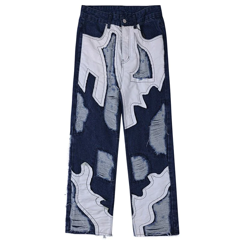 Custom Hip Hop Baggy Patchwork Flare Stacked Denim Jeans Luxury Vintage Fashion Men's Design Jeans,Shuliqi Apparel - Men's Clothing Wholesale Manufacturer,Custom Hip Hop Baggy Patchwork Flare Stacked Denim Jeans Luxury Vintage Fashion Men's Design Jeans