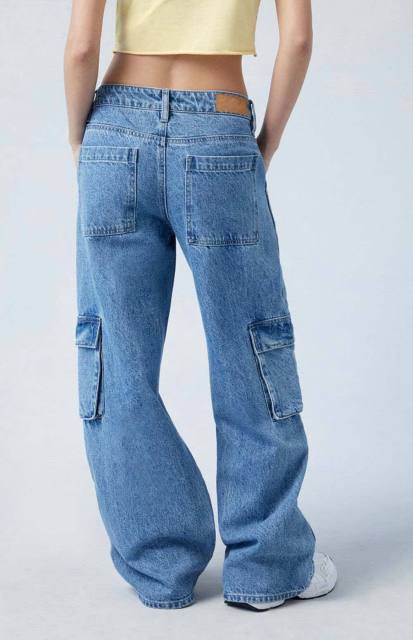 Custom Womens Jeans Loose Low-rise Overalls Large Pockets Wide Legs Simple Fashionable Everyday Women's Pants,Shuliqi Apparel - Men's Clothing Wholesale Manufacturer,Custom Womens Jeans Loose Low-rise Overalls Large Pockets Wide Legs Simple Fashionable Everyday Women's Pants