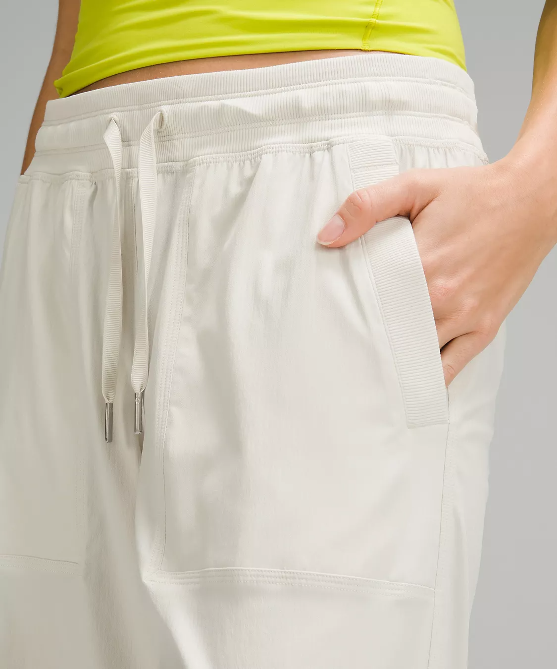 Custom Women Casual Pants White Loose Overalls Mid-Waist Multiple Pockets Retractable Trousers Daily Simple Full-Length Pants,Shuliqi Apparel - Men's Clothing Wholesale Manufacturer,Custom Women Casual Pants White Loose Overalls Mid-Waist Multiple Pockets Retractable Trousers Daily Simple Full-Length Pants