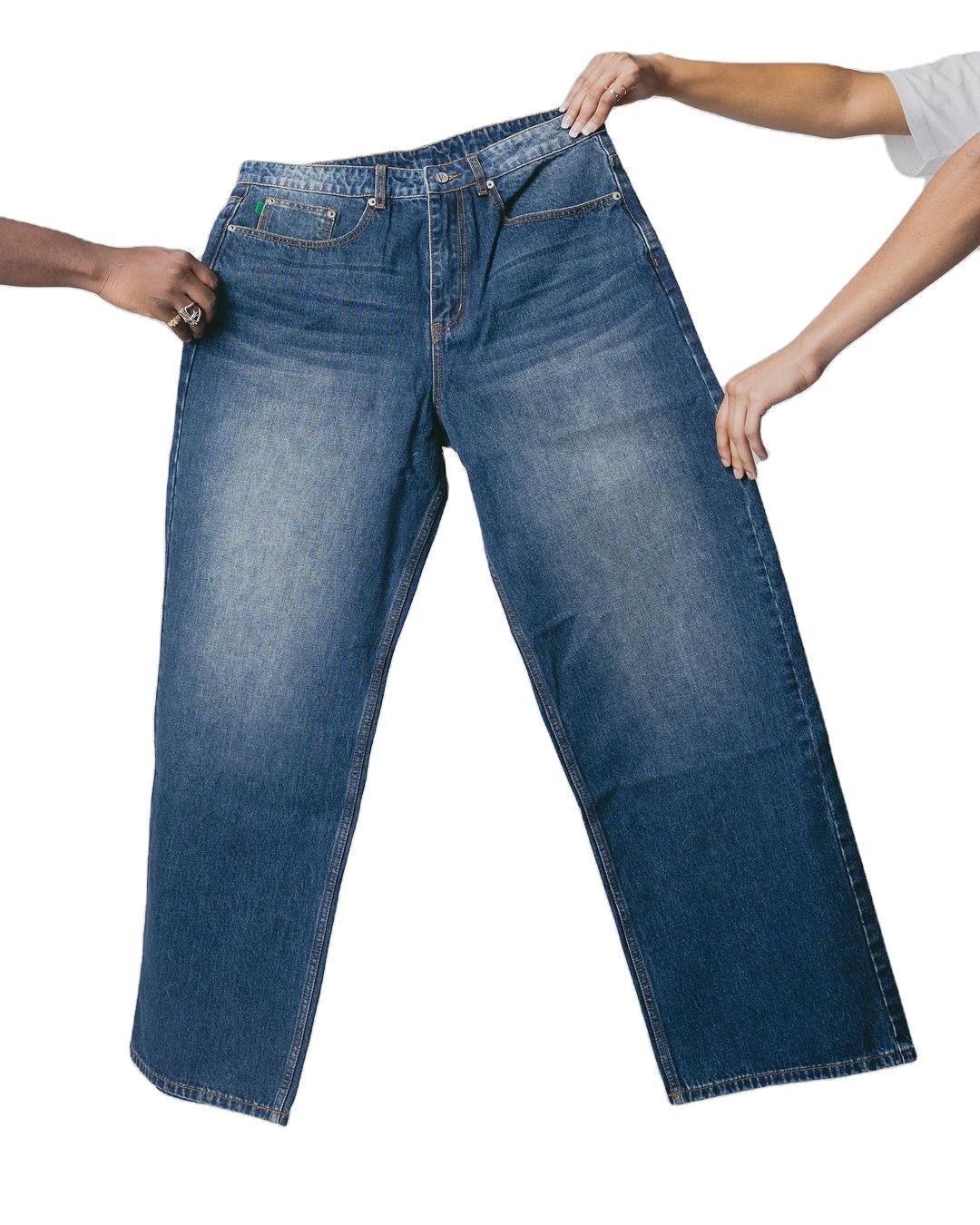 Custom Men 100% Cotton Loose Unisex Denim Loose Pants Dark Blue Baggy Jeans Label Metal Engraved Jeans Brand Metal Logo Label,Shuliqi Apparel - Men's Clothing Wholesale Manufacturer,Custom Men 100% Cotton Loose Unisex Denim Loose Pants Dark Blue Baggy Jeans Label Metal Engraved Jeans Brand Metal Logo Label