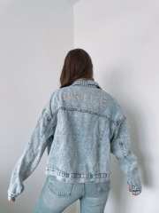 High quality Fashion Blue Pearls Beaded Cropped Jackets Crop Top Denim Jean Jacket For Women Denim Jacket,Shuliqi Apparel - Men's Clothing Wholesale Manufacturer,High quality Fashion Blue Pearls Beaded Cropped Jackets Crop Top Denim Jean Jacket For Women Denim Jacket