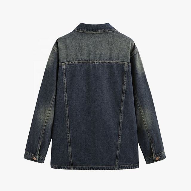 Manufacturers Custom Women Stylish 100% Cotton Denim Collar Button Jacket Jean Shirts For Ladies Women'S Denim,Shuliqi Apparel - Men's Clothing Wholesale Manufacturer,Manufacturers Custom Women Stylish 100% Cotton Denim Collar Button Jacket Jean Shirts For Ladies Women'S Denim