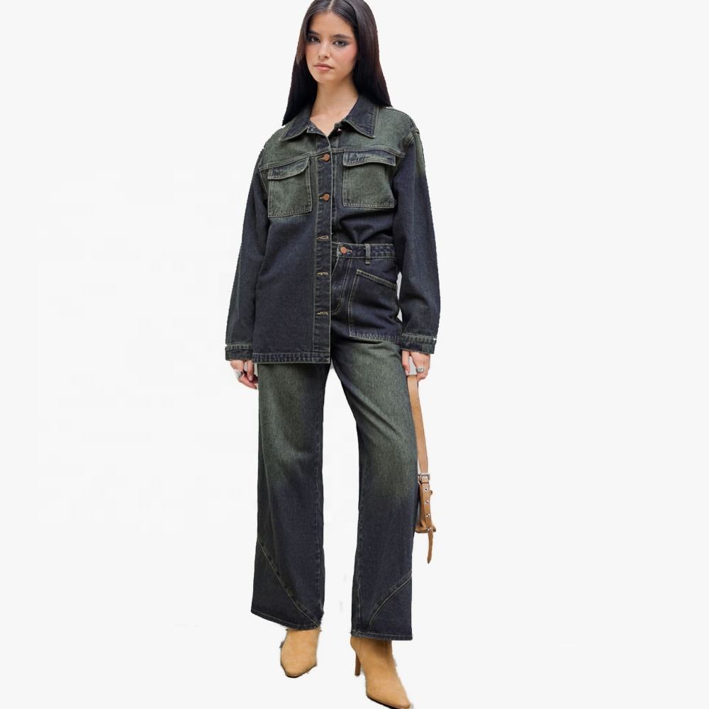 Manufacturers Custom Women Stylish 100% Cotton Denim Collar Button Jacket Jean Shirts For Ladies Women'S Denim,Shuliqi Apparel - Men's Clothing Wholesale Manufacturer,Manufacturers Custom Women Stylish 100% Cotton Denim Collar Button Jacket Jean Shirts For Ladies Women'S Denim