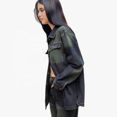 Manufacturers Custom Women Stylish 100% Cotton Denim Collar Button Jacket Jean Shirts For Ladies Women'S Denim,Shuliqi Apparel - Men's Clothing Wholesale Manufacturer,Manufacturers Custom Women Stylish 100% Cotton Denim Collar Button Jacket Jean Shirts For Ladies Women'S Denim