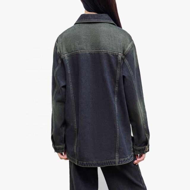 Manufacturers Custom Women Stylish 100% Cotton Denim Collar Button Jacket Jean Shirts For Ladies Women'S Denim,Shuliqi Apparel - Men's Clothing Wholesale Manufacturer,Manufacturers Custom Women Stylish 100% Cotton Denim Collar Button Jacket Jean Shirts For Ladies Women'S Denim