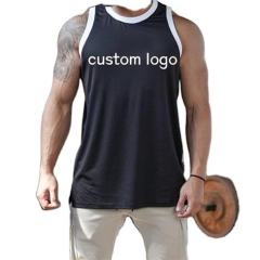 New crewneck sports quick dry vest men's brother solid color mesh breathable training fitness clothes,Shuliqi Apparel - Men's Clothing Wholesale Manufacturer,New crewneck sports quick dry vest men's brother solid color mesh breathable training fitness clothes