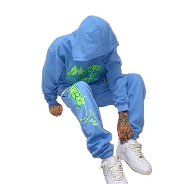 High Quality Custom Logo 3d Puff Print Hoodie Set Oversized Cosy Joggers Suits Streetwear Mens Cotton Wool Hoodies Tracksuit Swe,Shuliqi Apparel - Men's Clothing Wholesale Manufacturer,High Quality Custom Logo 3d Puff Print Hoodie Set Oversized Cosy Joggers Suits Streetwear Mens Cotton Wool Hoodies Tracksuit Swe