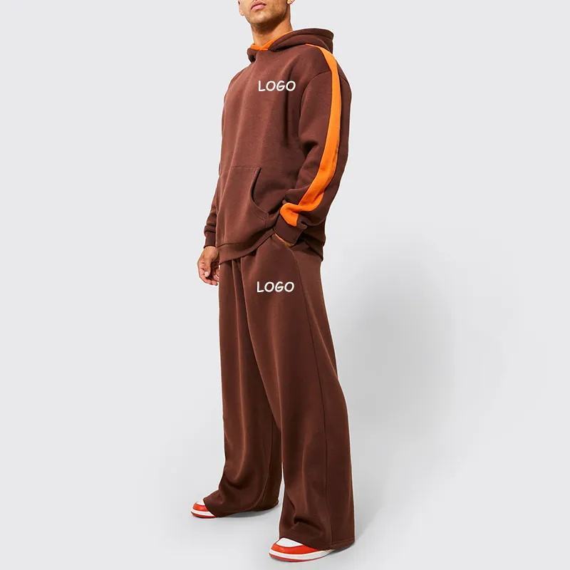 Custom French Terry Cotton Unisex Sweatsuits 2 Pieces Fit Sports Tracksuits Outdoor Wide Sweat Pants And Hoodie Set Men,Shuliqi Apparel - Men's Clothing Wholesale Manufacturer,Custom French Terry Cotton Unisex Sweatsuits 2 Pieces Fit Sports Tracksuits Outdoor Wide Sweat Pants And Hoodie Set Men