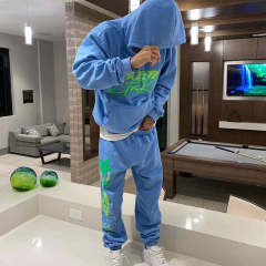 High Quality Custom Logo 3d Puff Print Hoodie Set Oversized Cosy Joggers Suits Streetwear Mens Cotton Wool Hoodies Tracksuit Swe,Shuliqi Apparel - Men's Clothing Wholesale Manufacturer,High Quality Custom Logo 3d Puff Print Hoodie Set Oversized Cosy Joggers Suits Streetwear Mens Cotton Wool Hoodies Tracksuit Swe