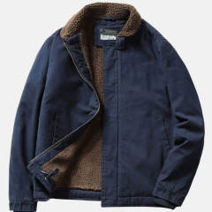 New custom logo thickened casual jacket men's coat autumn and winter plus cotton cashmere warm baseball jacket,Shuliqi Apparel - Men's Clothing Wholesale Manufacturer,New custom logo thickened casual jacket men's coat autumn and winter plus cotton cashmere warm baseball jacket