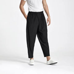 Manufacturer Custom High Quality pleated casual pants for men comfortable pleated elastic waist all-fit For Man,Shuliqi Apparel - Men's Clothing Wholesale Manufacturer,Manufacturer Custom High Quality pleated casual pants for men comfortable pleated elastic waist all-fit For Man
