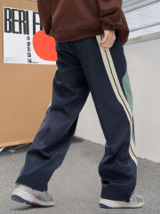 Custom Loose Sport Patchwork Pants Windbreaker Waterproof Track Baggy Nylon Pants Men,Shuliqi Apparel - Men's Clothing Wholesale Manufacturer,Custom Loose Sport Patchwork Pants Windbreaker Waterproof Track Baggy Nylon Pants Men