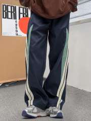 Custom Loose Sport Patchwork Pants Windbreaker Waterproof Track Baggy Nylon Pants Men,Shuliqi Apparel - Men's Clothing Wholesale Manufacturer,Custom Loose Sport Patchwork Pants Windbreaker Waterproof Track Baggy Nylon Pants Men
