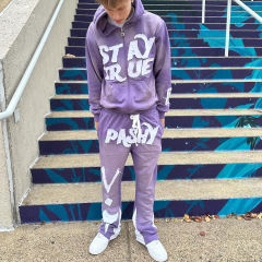 OEM Custom Embroidered Acid Wash Sun Faded Tracksuit Distressed Stacked Flare Sweatsuit Zip Up Hoodie And Sweat Pant Set,Shuliqi Apparel - Men's Clothing Wholesale Manufacturer,OEM Custom Embroidered Acid Wash Sun Faded Tracksuit Distressed Stacked Flare Sweatsuit Zip Up Hoodie And Sweat Pant Set