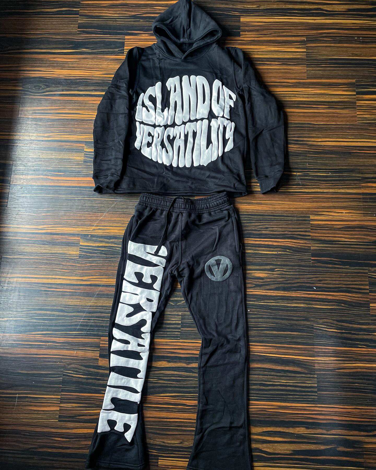 Clothing Manufacturer Streetwear Heavyweight Cotton Acid Wash Flared Sweatsuit Puff Print Sweatpants And Hoodie Set For Men,Shuliqi Apparel - Men's Clothing Wholesale Manufacturer,Clothing Manufacturer Streetwear Heavyweight Cotton Acid Wash Flared Sweatsuit Puff Print Sweatpants And Hoodie Set For Men