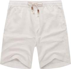 New design Custom Logo Men's Linen Shorts Casual Elastic Waist Drawstring Summer Beach Shorts,Shuliqi Apparel - Men's Clothing Wholesale Manufacturer,New design Custom Logo Men's Linen Shorts Casual Elastic Waist Drawstring Summer Beach Shorts