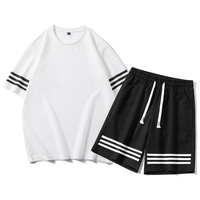 Customized Summer 2 Piece Tracksuit Short Set Printed Short Sleeve Casual Summer Jogger Shorts T-shirt Set Men,Shuliqi Apparel - Men's Clothing Wholesale Manufacturer,Customized Summer 2 Piece Tracksuit Short Set Printed Short Sleeve Casual Summer Jogger Shorts T-shirt Set Men