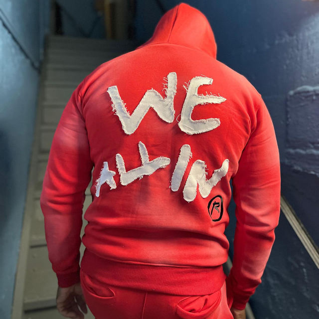 New Fashion 100% Cotton Streetwear Distressed Embroidered Letter Patch Sweatpants And Hoodie Set For Men,Shuliqi Apparel - Men's Clothing Wholesale Manufacturer,New Fashion 100% Cotton Streetwear Distressed Embroidered Letter Patch Sweatpants And Hoodie Set For Men