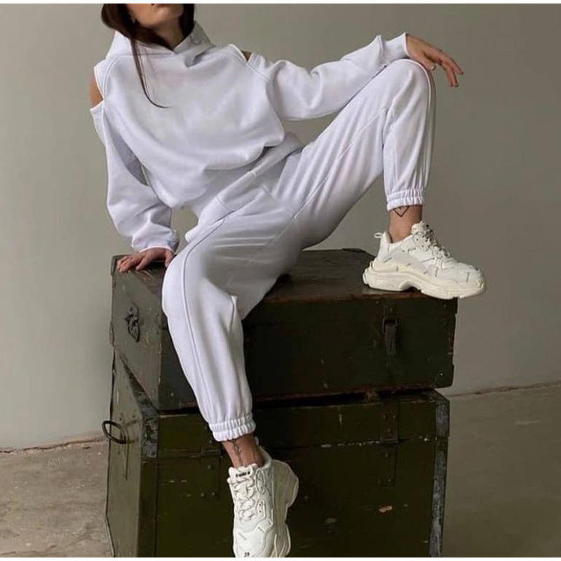 Plus Size Sportswear Women Joggers Suits Set Gym Clothing Workout Sweatpants and Hoodie Set,Shuliqi Apparel - Men's Clothing Wholesale Manufacturer,Plus Size Sportswear Women Joggers Suits Set Gym Clothing Workout Sweatpants and Hoodie Set