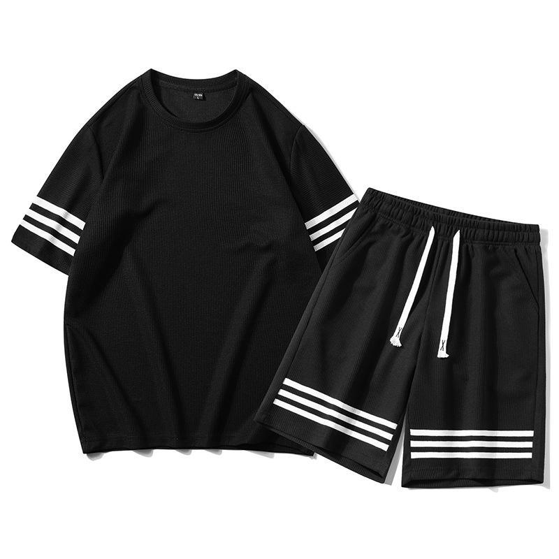 Customized Summer 2 Piece Tracksuit Short Set Printed Short Sleeve Casual Summer Jogger Shorts T-shirt Set Men,Shuliqi Apparel - Men's Clothing Wholesale Manufacturer,Customized Summer 2 Piece Tracksuit Short Set Printed Short Sleeve Casual Summer Jogger Shorts T-shirt Set Men