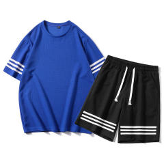 Customized Summer 2 Piece Tracksuit Short Set Printed Short Sleeve Casual Summer Jogger Shorts T-shirt Set Men,Shuliqi Apparel - Men's Clothing Wholesale Manufacturer,Customized Summer 2 Piece Tracksuit Short Set Printed Short Sleeve Casual Summer Jogger Shorts T-shirt Set Men