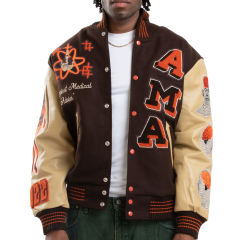 OEM New Fashion Streetwear Embroidery Letter Custom LOGO Letterman Jacket Leather Sleeves Baseball Varsity Jackets For Men,Shuliqi Apparel - Men's Clothing Wholesale Manufacturer,OEM New Fashion Streetwear Embroidery Letter Custom LOGO Letterman Jacket Leather Sleeves Baseball Varsity Jackets For Men