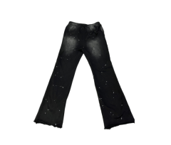 Custom own logo 100% cotton Terry blank vintage acid wash Mens distressed splash flared Sweat pant,Shuliqi Apparel - Men's Clothing Wholesale Manufacturer,Custom own logo 100% cotton Terry blank vintage acid wash Mens distressed splash flared Sweat pant