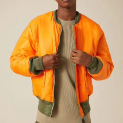 Wholesale High Quality Winter Warm Men' Windproof Jacket 100% Polyester MA-1 Army Green Custom Bomber Jacket For Men,Shuliqi Apparel - Men's Clothing Wholesale Manufacturer,Wholesale High Quality Winter Warm Men' Windproof Jacket 100% Polyester MA-1 Army Green Custom Bomber Jacket For Men