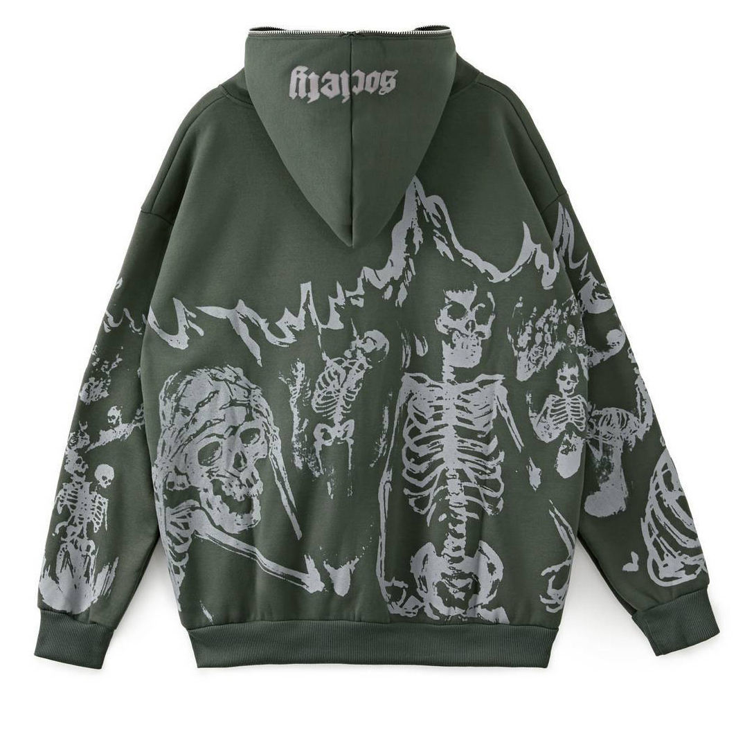 OEM Hoodies Manufacturer High Quality Custom logo Burning printing Skull Graphic full Zip Up Hoodie men,Shuliqi Apparel - Men's Clothing Wholesale Manufacturer,OEM Hoodies Manufacturer High Quality Custom logo Burning printing Skull Graphic full Zip Up Hoodie men | Wholesale Men's Apparel | OEM | Shuliqi