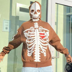 New hot selling Skull Heart Streetwear Men's Oversized Custom Full Zip Up Hoodie Sweatshirts,Shuliqi Apparel - Men's Clothing Wholesale Manufacturer,New hot selling Skull Heart Streetwear Men's Oversized Custom Full Zip Up Hoodie Sweatshirts | Wholesale Men's Apparel | OEM | Shuliqi