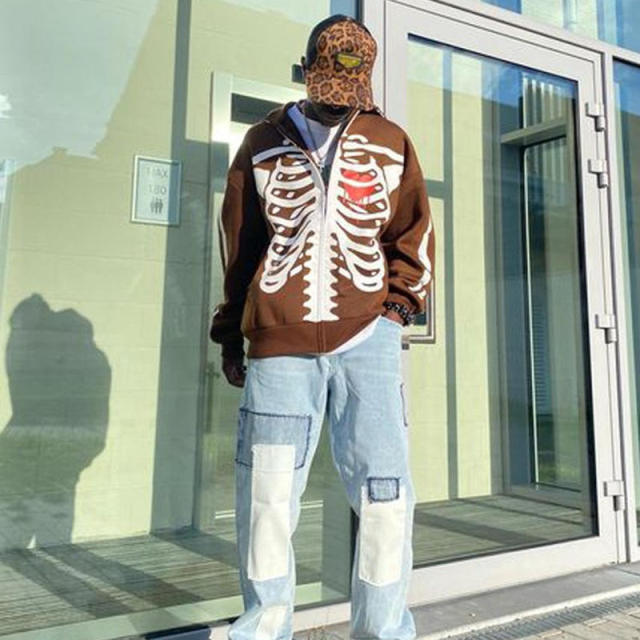 New hot selling Skull Heart Streetwear Men's Oversized Custom Full Zip Up Hoodie Sweatshirts,Shuliqi Apparel - Men's Clothing Wholesale Manufacturer,New hot selling Skull Heart Streetwear Men's Oversized Custom Full Zip Up Hoodie Sweatshirts | Wholesale Men's Apparel | OEM | Shuliqi