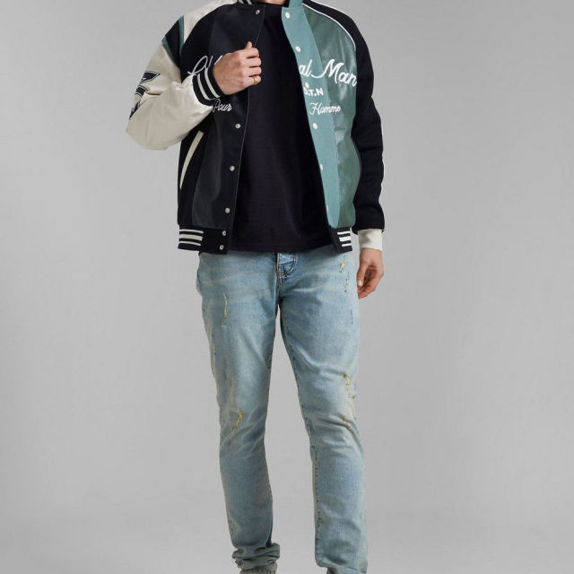 New Design Embroidery logo baseball bomber PU leather varsity jackets for men stylish,Shuliqi Apparel - Men's Clothing Wholesale Manufacturer,New Design Embroidery logo baseball bomber PU leather varsity jackets for men stylish | Wholesale Men's Apparel | OEM | Shuliqi