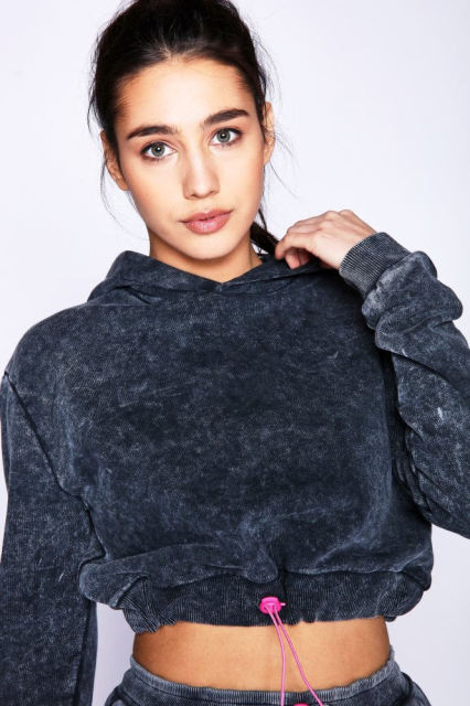 Girls 2 Piece Crop Top Hoody Acid Wash Cropped Pullover Hoodie,Shuliqi Apparel - Men's Clothing Wholesale Manufacturer,Girls 2 Piece Crop Top Hoody Acid Wash Cropped Pullover Hoodie | Wholesale Men's Apparel | OEM | Shuliqi