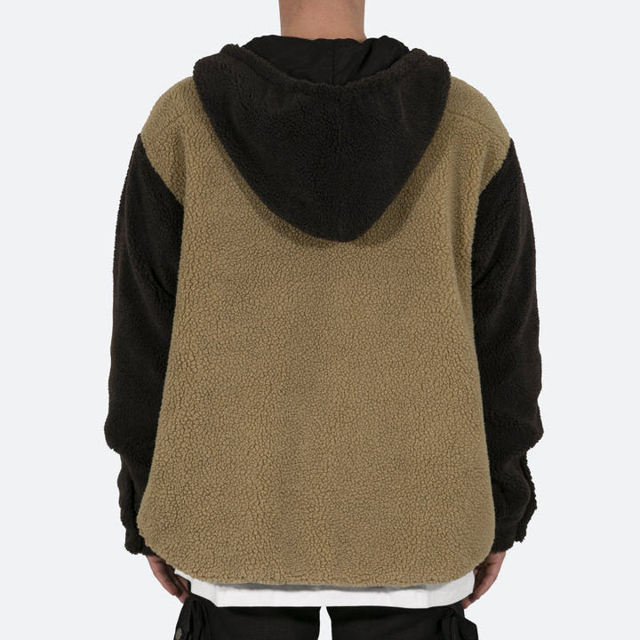 New Fashion Dropped Shoulder Design Two Tone Sherpa custom full zip up hoodies jacket for men,Shuliqi Apparel - Men's Clothing Wholesale Manufacturer,New Fashion Dropped Shoulder Design Two Tone Sherpa custom full zip up hoodies jacket for men | Wholesale Men's Apparel | OEM | Shuliqi
