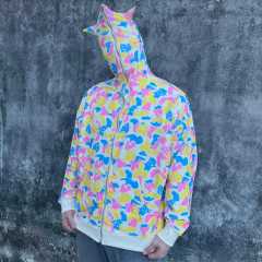OEM New Fashion Cotton Candy Devil Camo Horns Full zip up hoodies custom for men,Shuliqi Apparel - Men's Clothing Wholesale Manufacturer,OEM New Fashion Cotton Candy Devil Camo Horns Full zip up hoodies custom for men | Wholesale Men's Apparel | OEM | Shuliqi